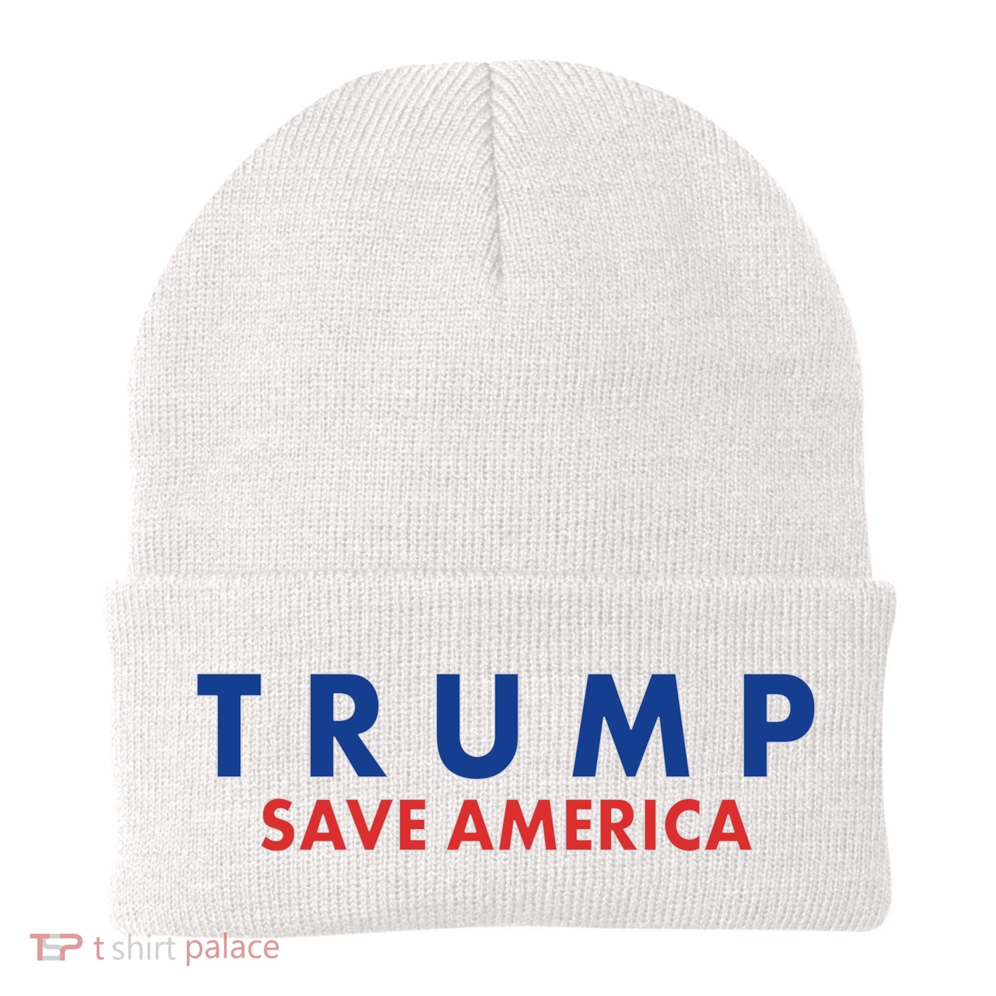 Trump Save American Logo Beanie