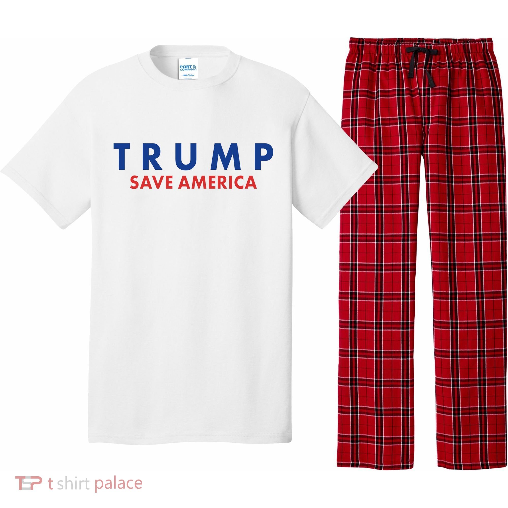 Trump Save American Logo Pajama Set