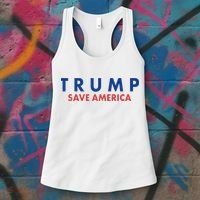 Trump Save American Logo Women's Tank Top thumb 3