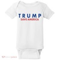 Trump Save American Logo Baby Bodysuit thumb 0