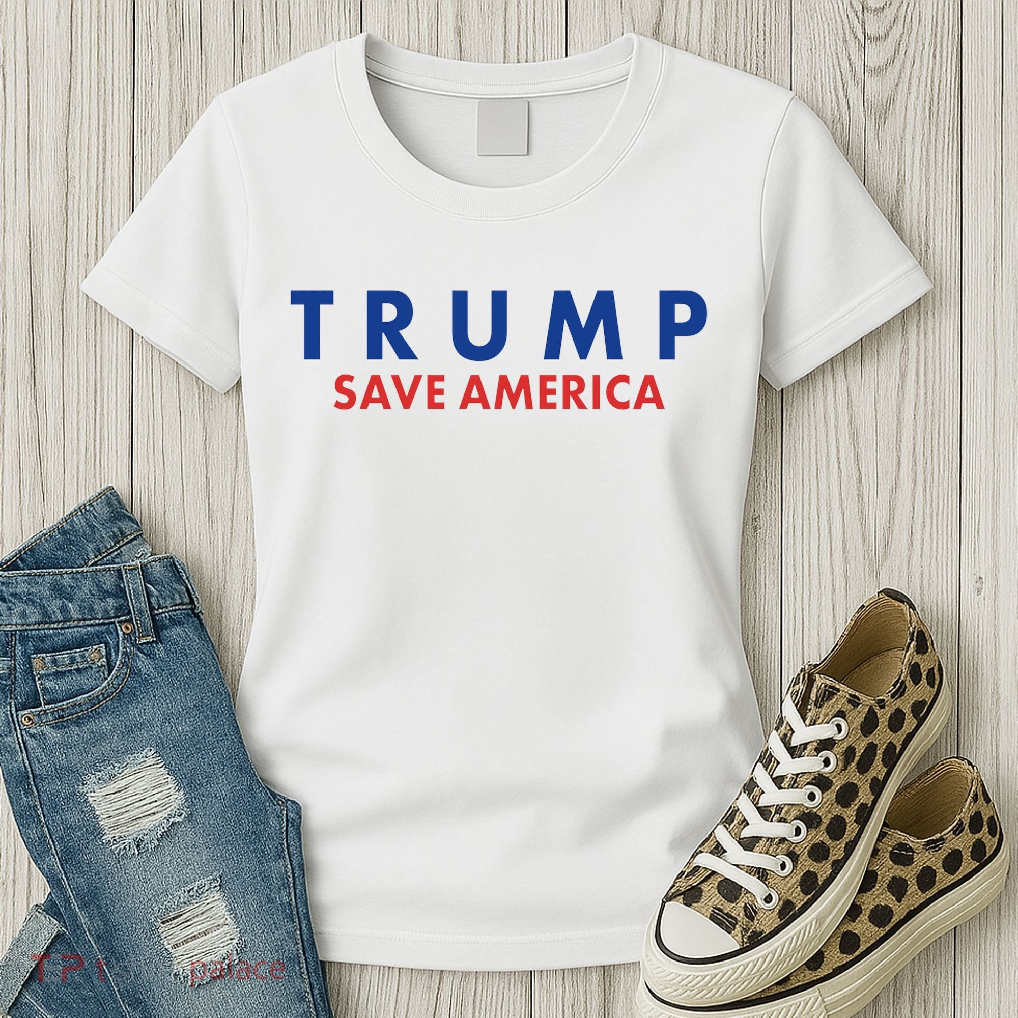 Trump Save American Logo Women's T-Shirt