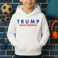 Trump Save American Logo Kids Hoodie thumb 2