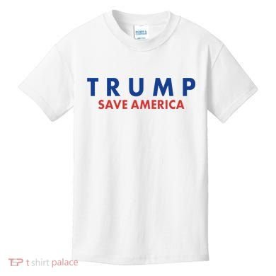 Trump Save American Logo Kids T-Shirt