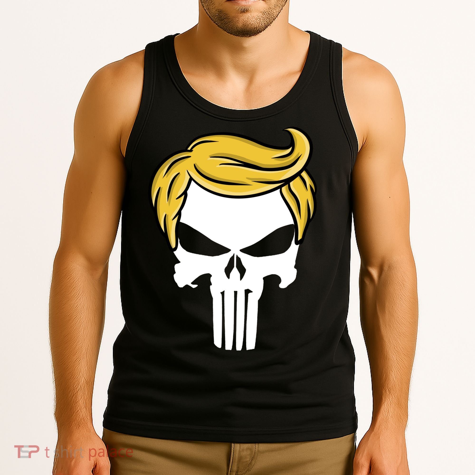 Trump Skull Tank Top