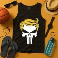 Trump Skull Tank Top thumb 4