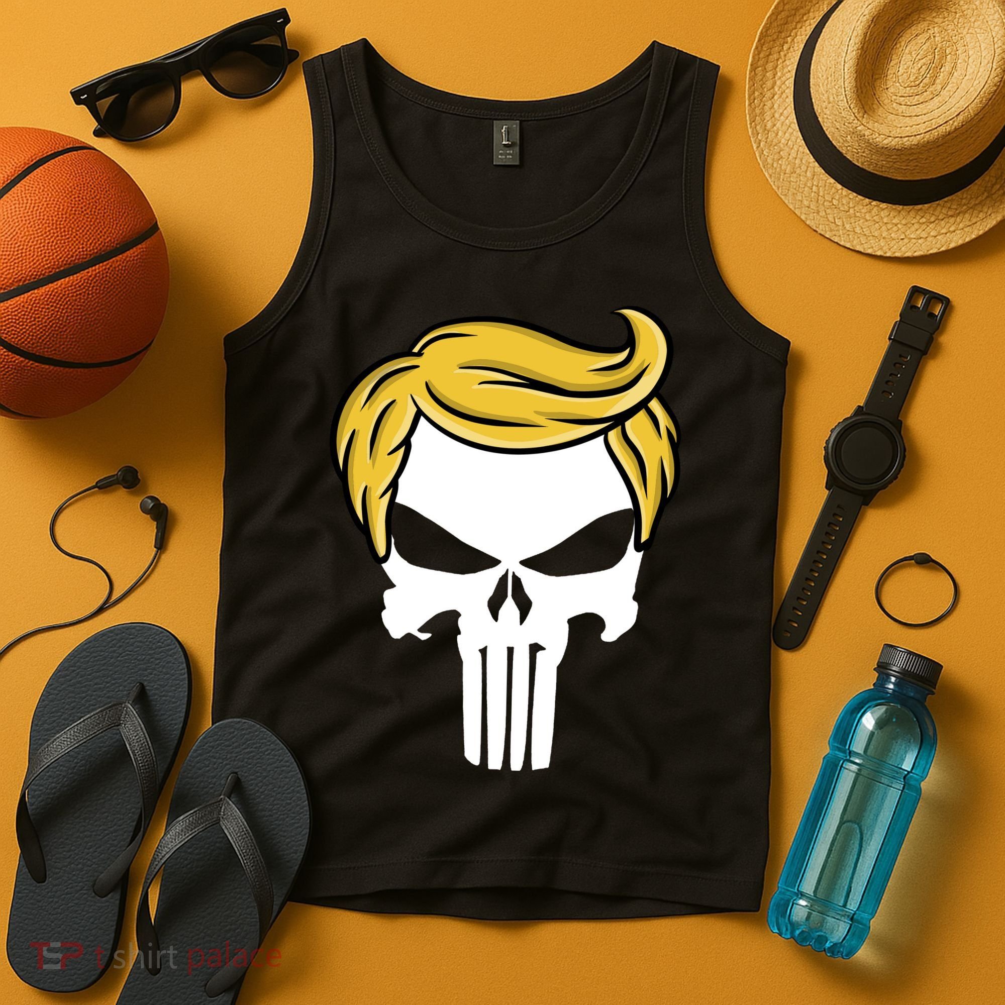 Trump Skull Tank Top