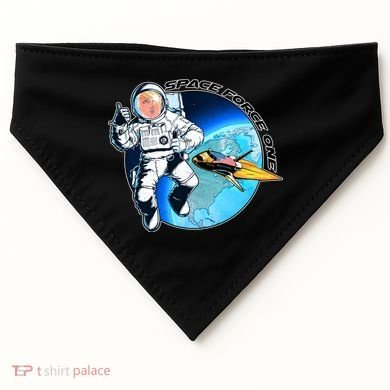 Trump Space Force One USA-Made Doggie Bandana