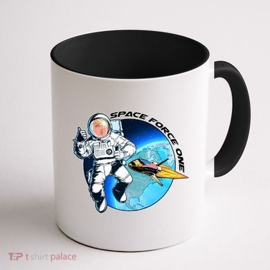 Trump Space Force One Coffee Mug back