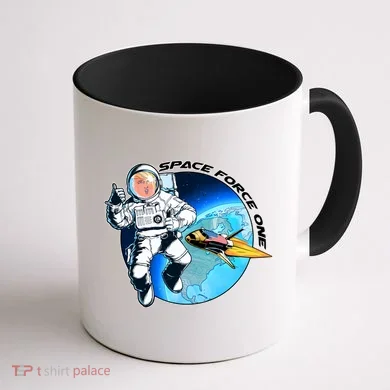 Trump Space Force One Coffee Mug back