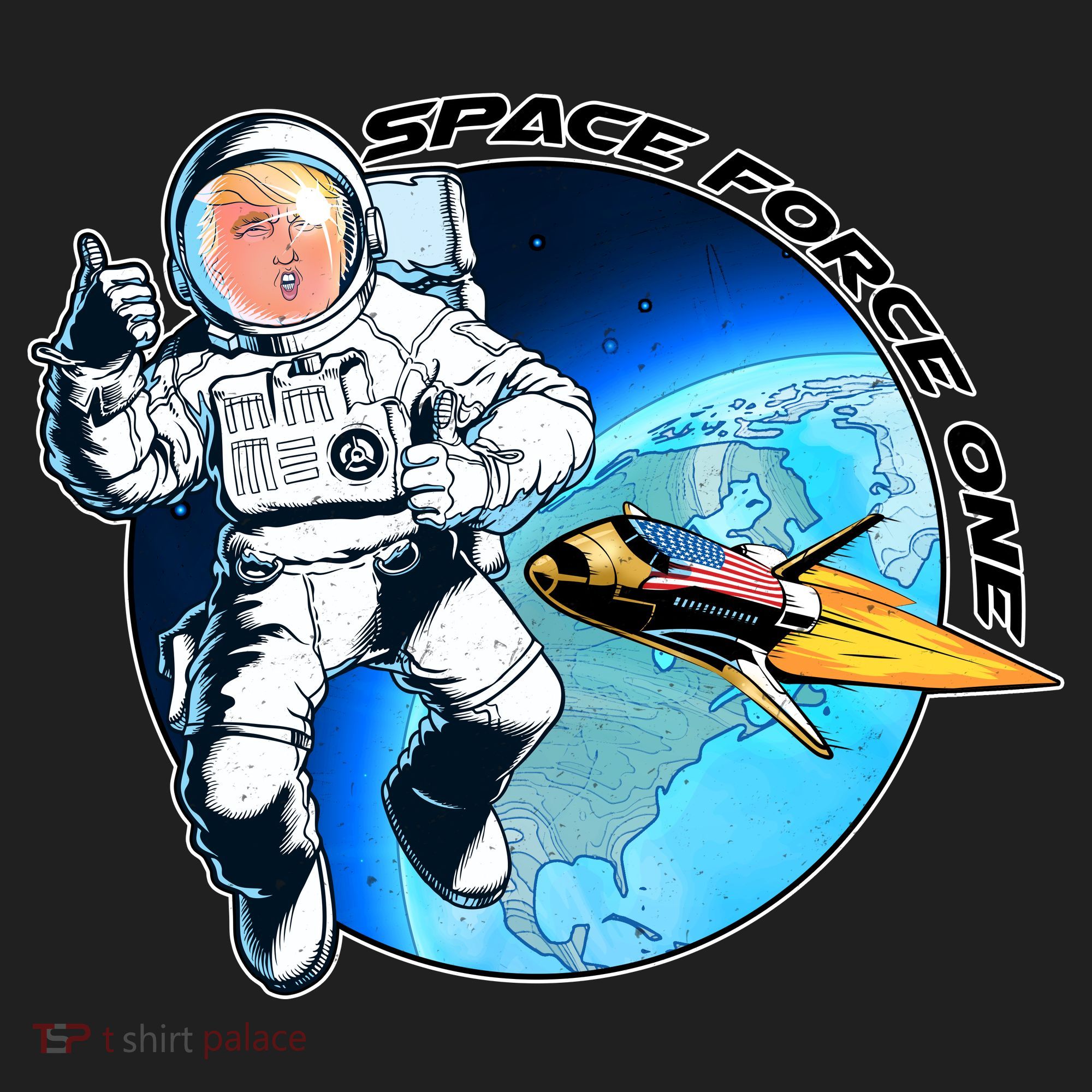 Trump Space Force One Tumbler