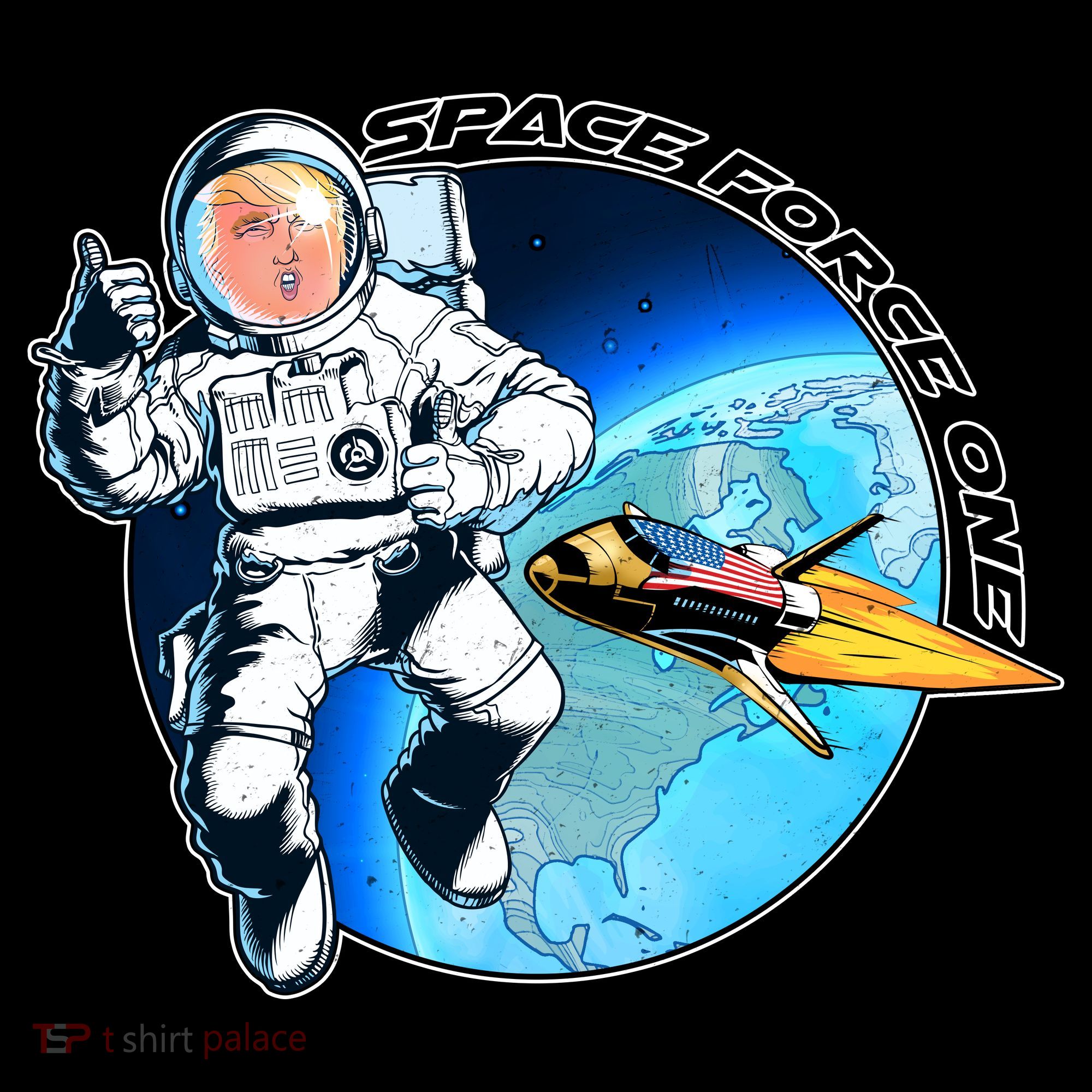 Trump Space Force One Toddler Hoodie