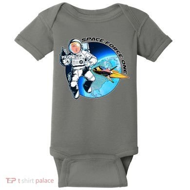 Trump Space Force One Baby Bodysuit