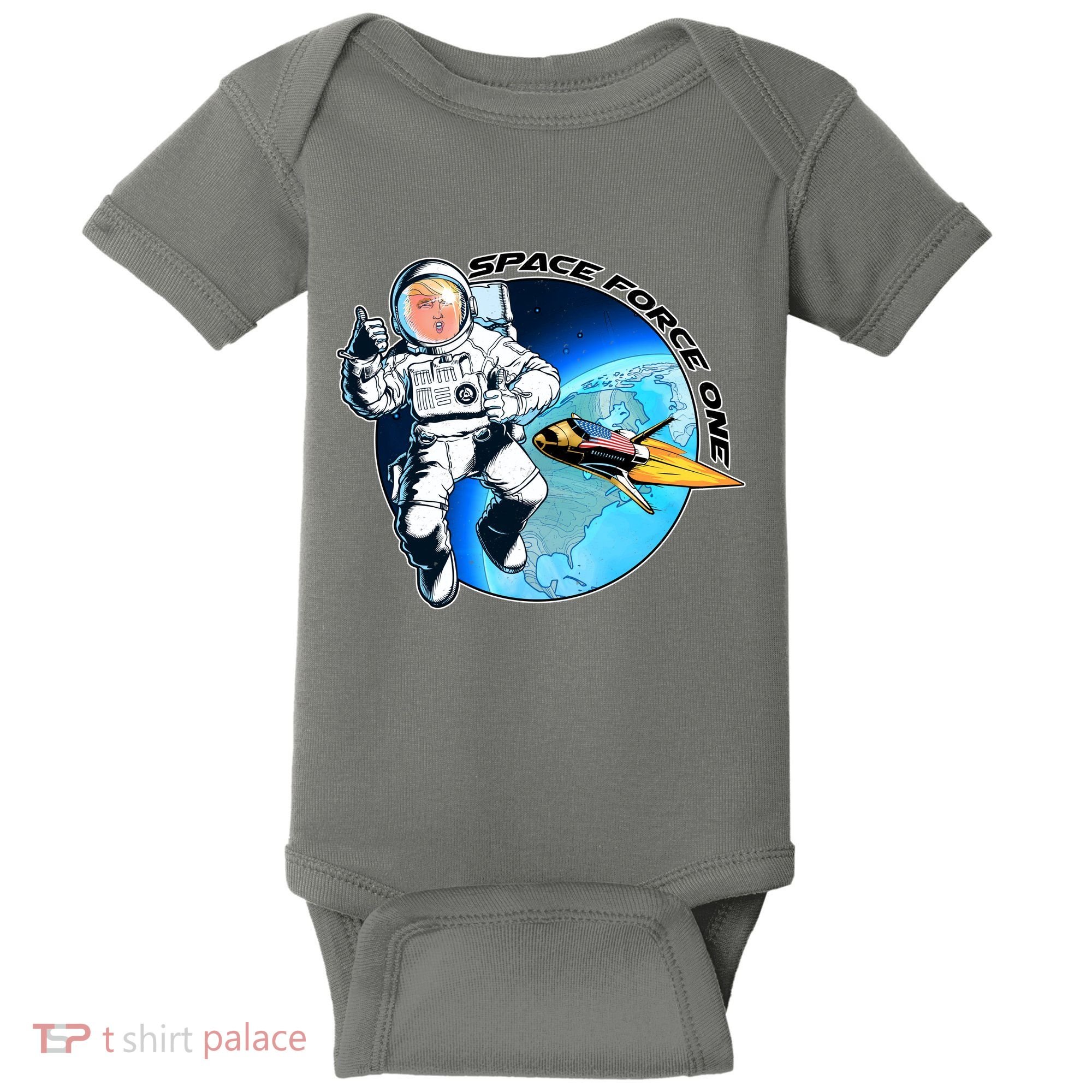 Trump Space Force One Baby Bodysuit
