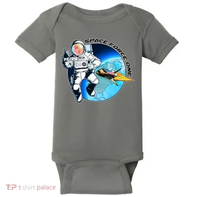 Trump Space Force One Baby Bodysuit