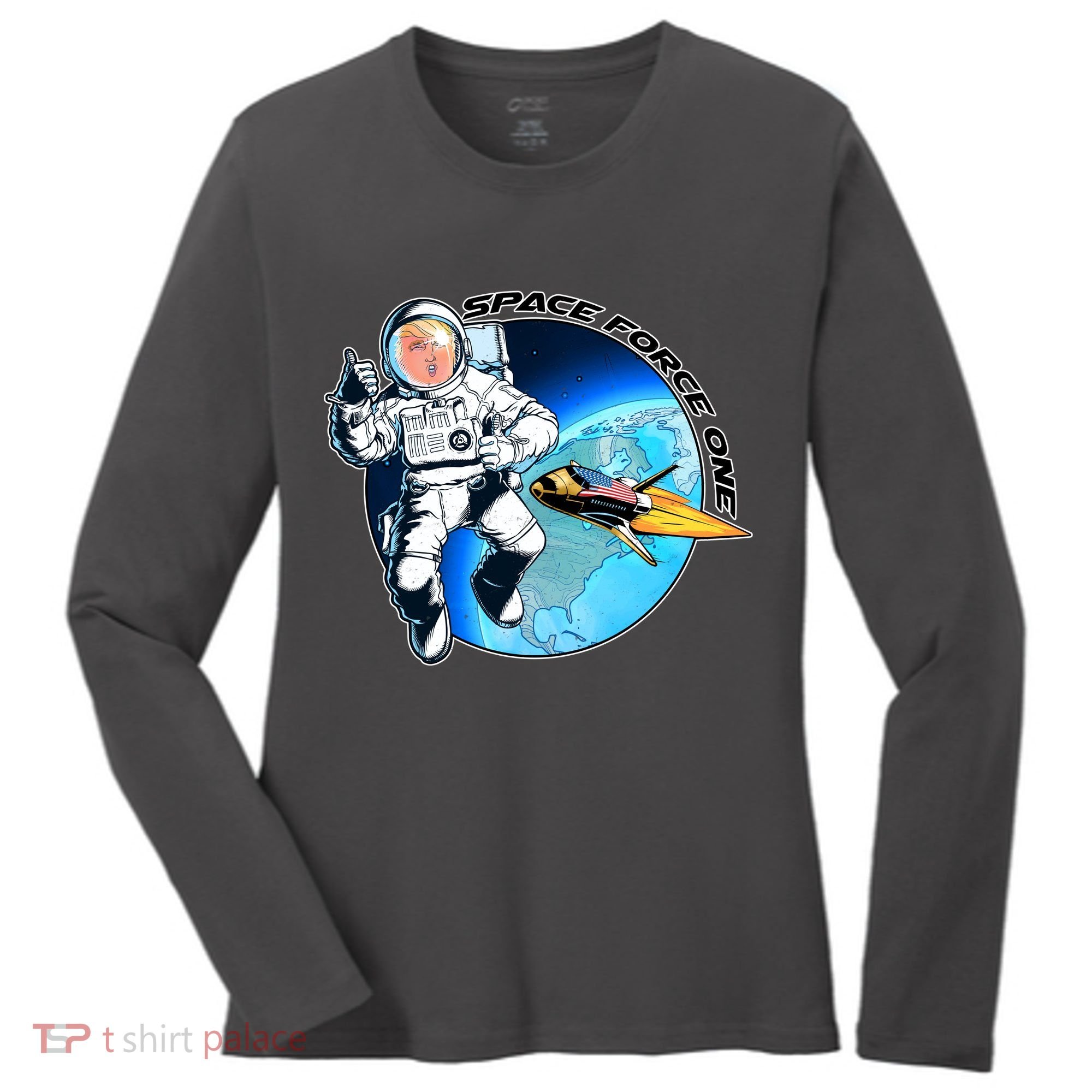 Trump Space Force One Women's Long Sleeve Shirt