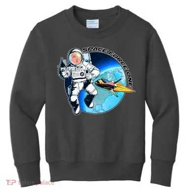 Trump Space Force One Kids Sweatshirt