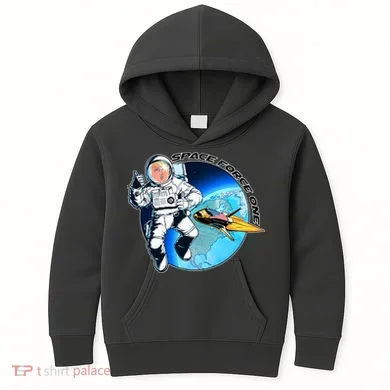 Trump Space Force One Kids Hoodie