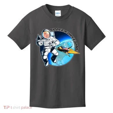 Trump Space Force One Kids T-Shirt