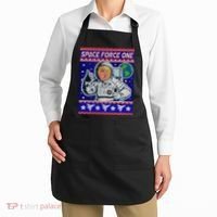 Trump Space Force One Ugly Christmas Apron thumb 2