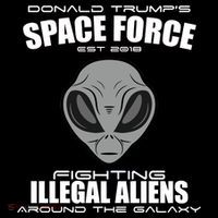 Trump Space Force Team Fight Illegal Aliens Bucket Hat thumb 4