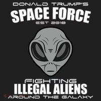 Trump Space Force Team Fight Illegal Aliens Hat thumb 2