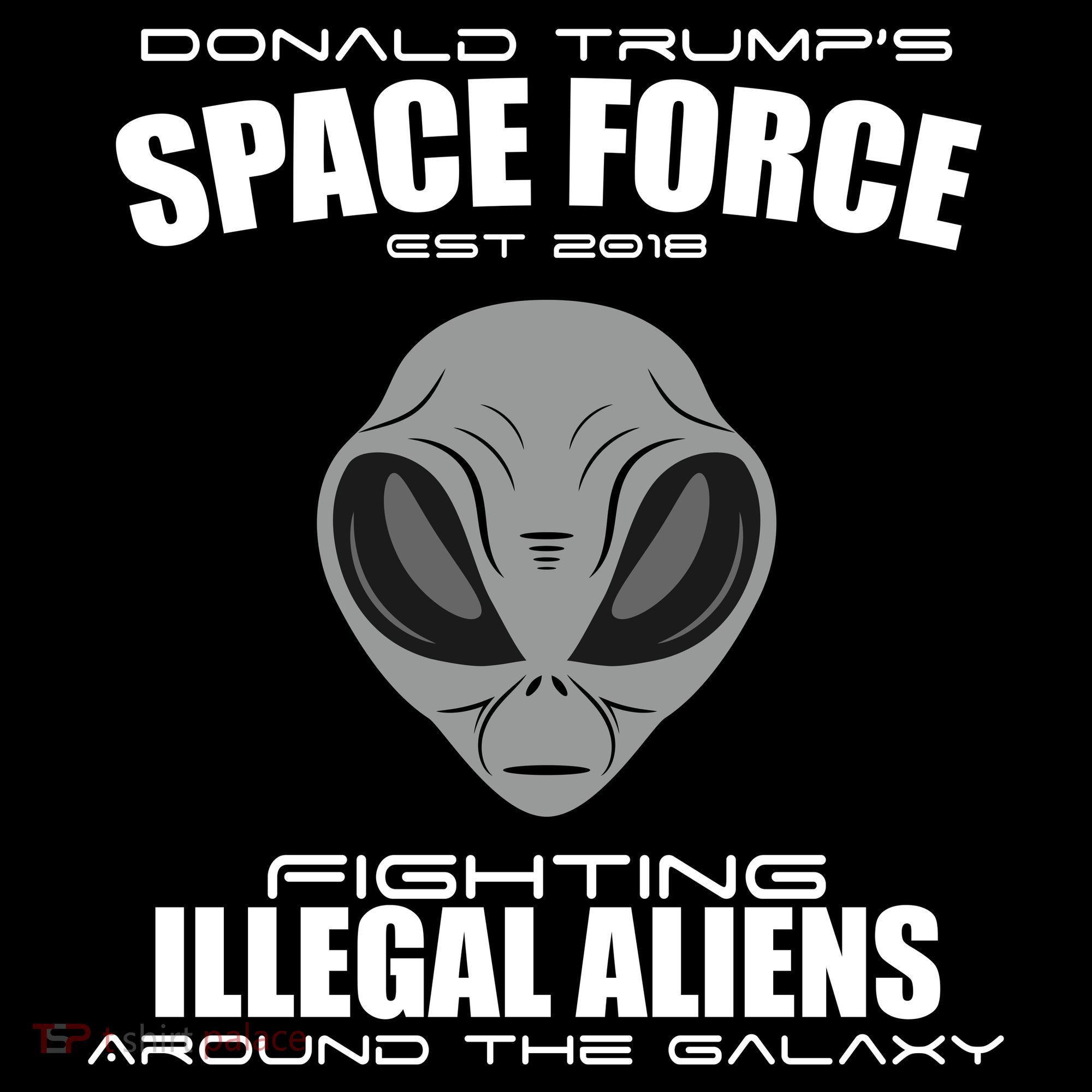 Trump Space Force Team Fight Illegal Aliens Visor