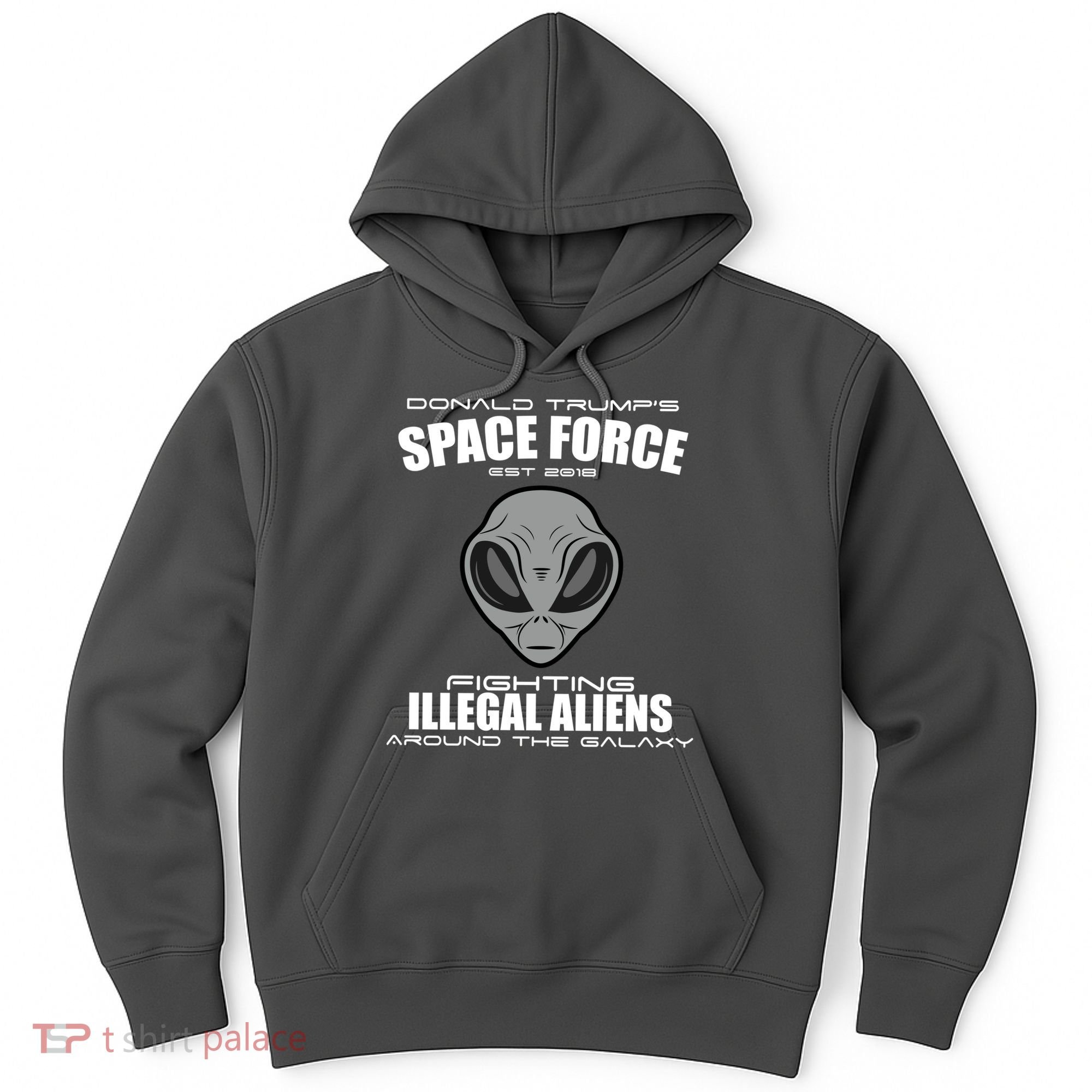 Trump Space Force Team Fight Illegal Aliens Hoodie