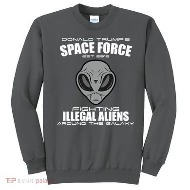 Trump Space Force Team Fight Illegal Aliens Sweatshirt
