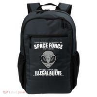 Trump Space Force Team Fight Illegal Aliens Backpack thumb 0