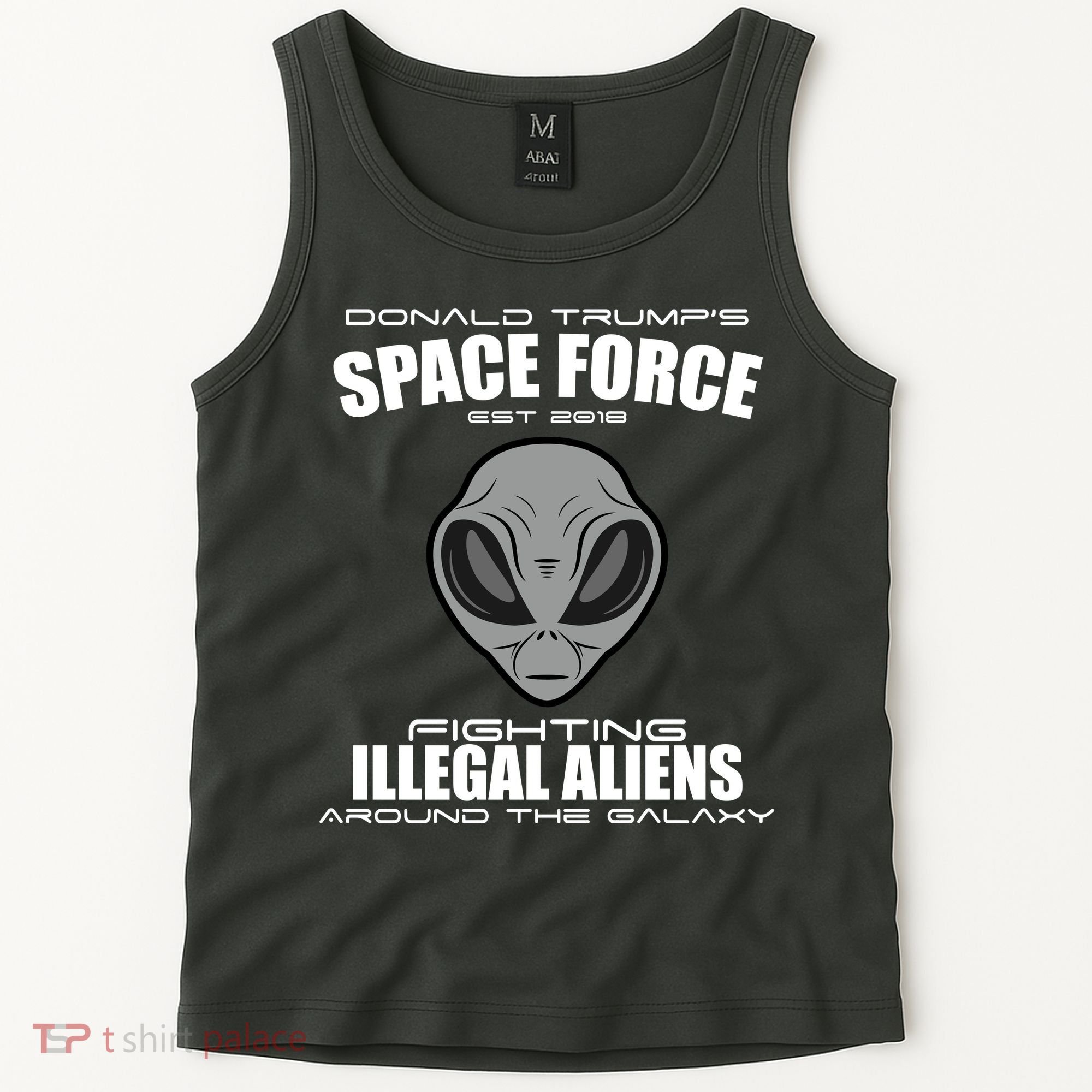 Trump Space Force Team Fight Illegal Aliens Tank Top