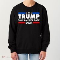 Trump Take America Back 2024 Election Logo Women's Sweatshirt thumb 0