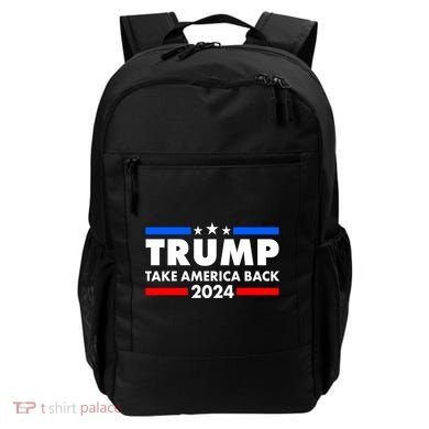 Trump Take America Back 2024 Election Logo Backpack