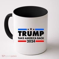 Trump Take America Back 2024 Election Logo Coffee Mug thumb 0