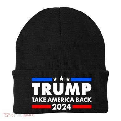 Trump Take America Back 2024 Election Logo Beanie