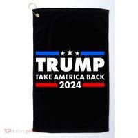 Trump Take America Back 2024 Election Logo Golf Towel thumb 0