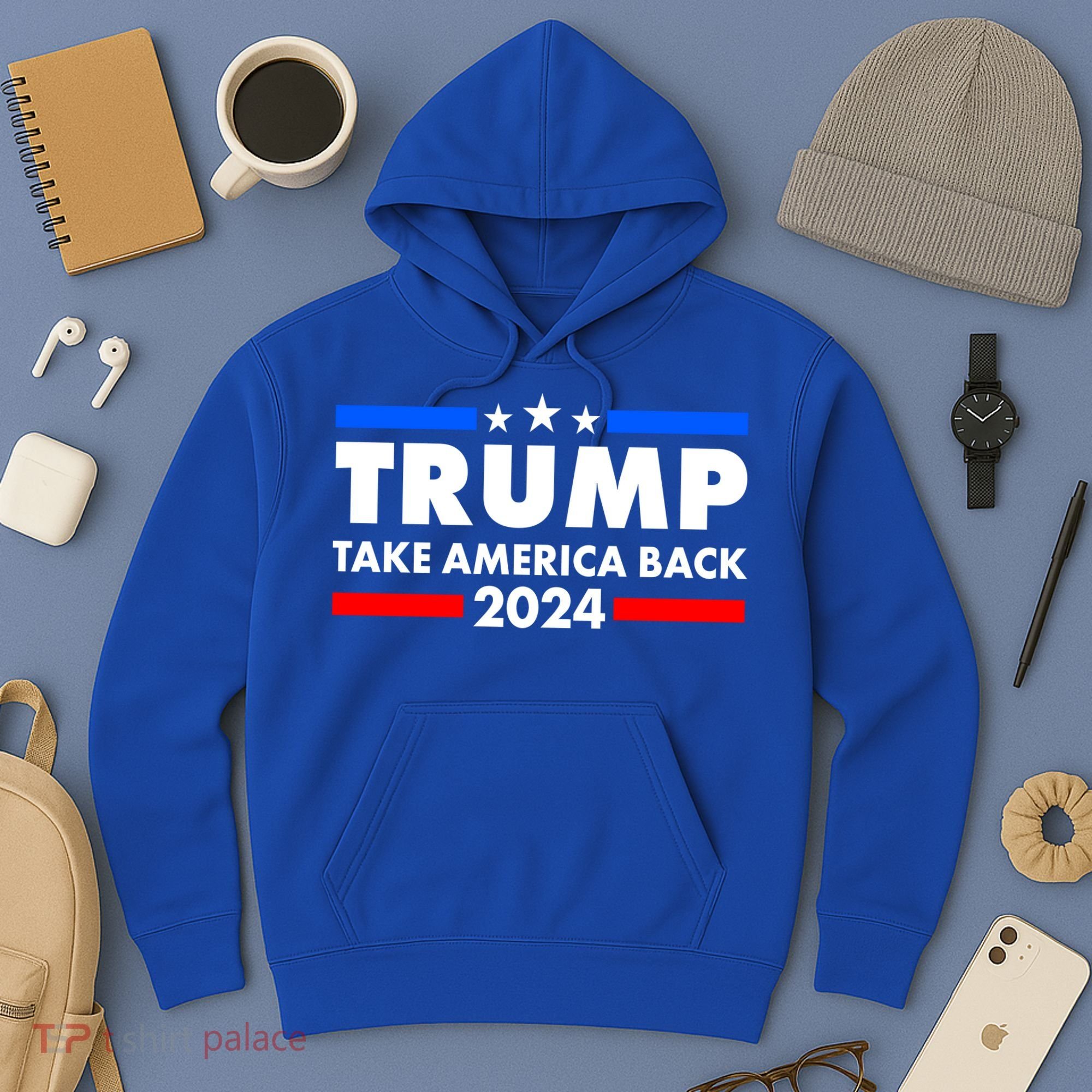 Trump Take America Back 2024 Election Logo Hoodie