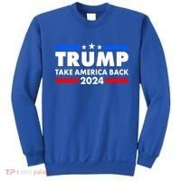 Trump Take America Back 2024 Election Logo Sweatshirt thumb 0