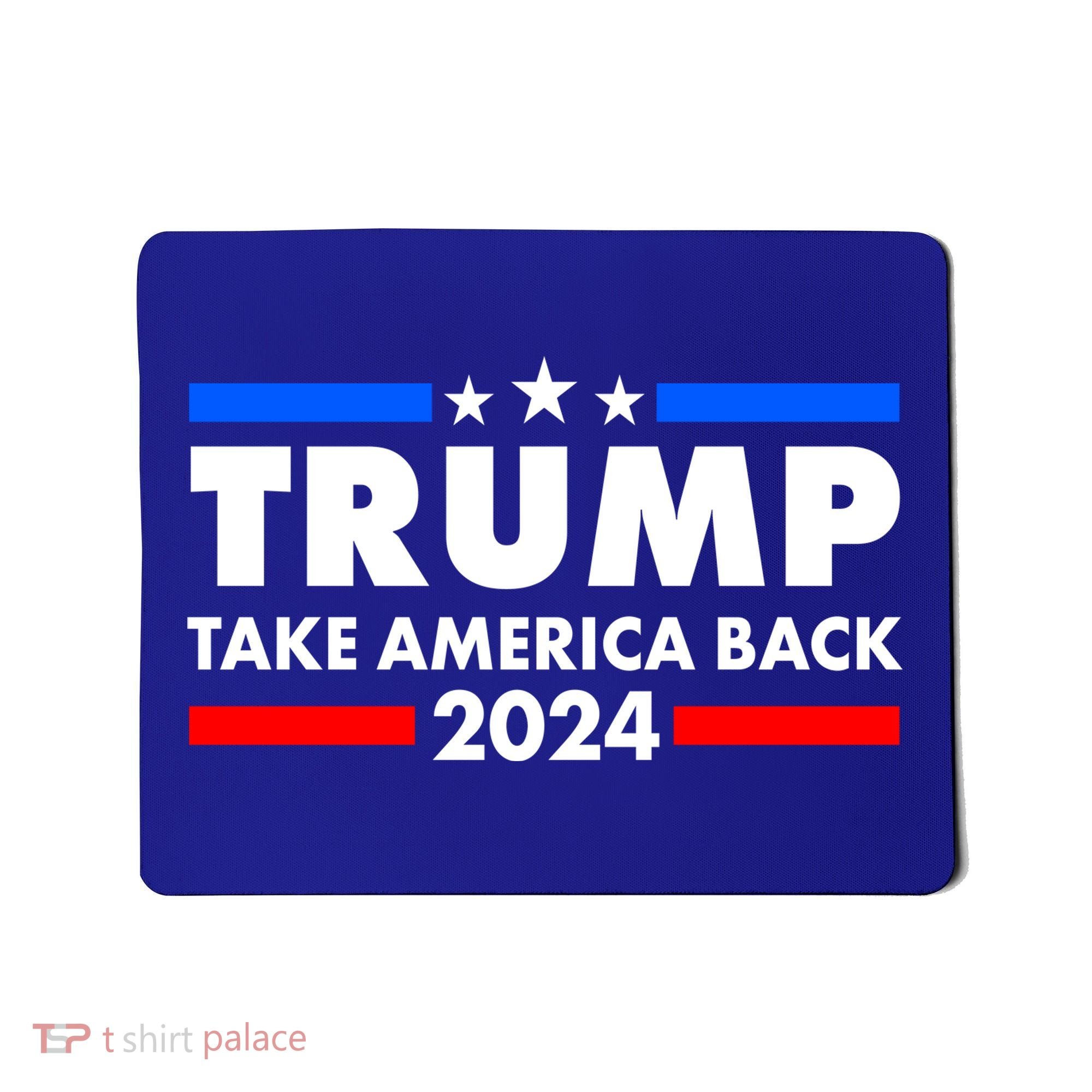 Trump Take America Back 2024 Election Logo Mousepad