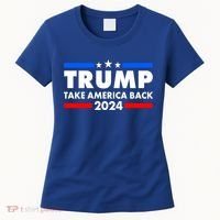 Trump Take America Back 2024 Election Logo Women's T-Shirt thumb 0