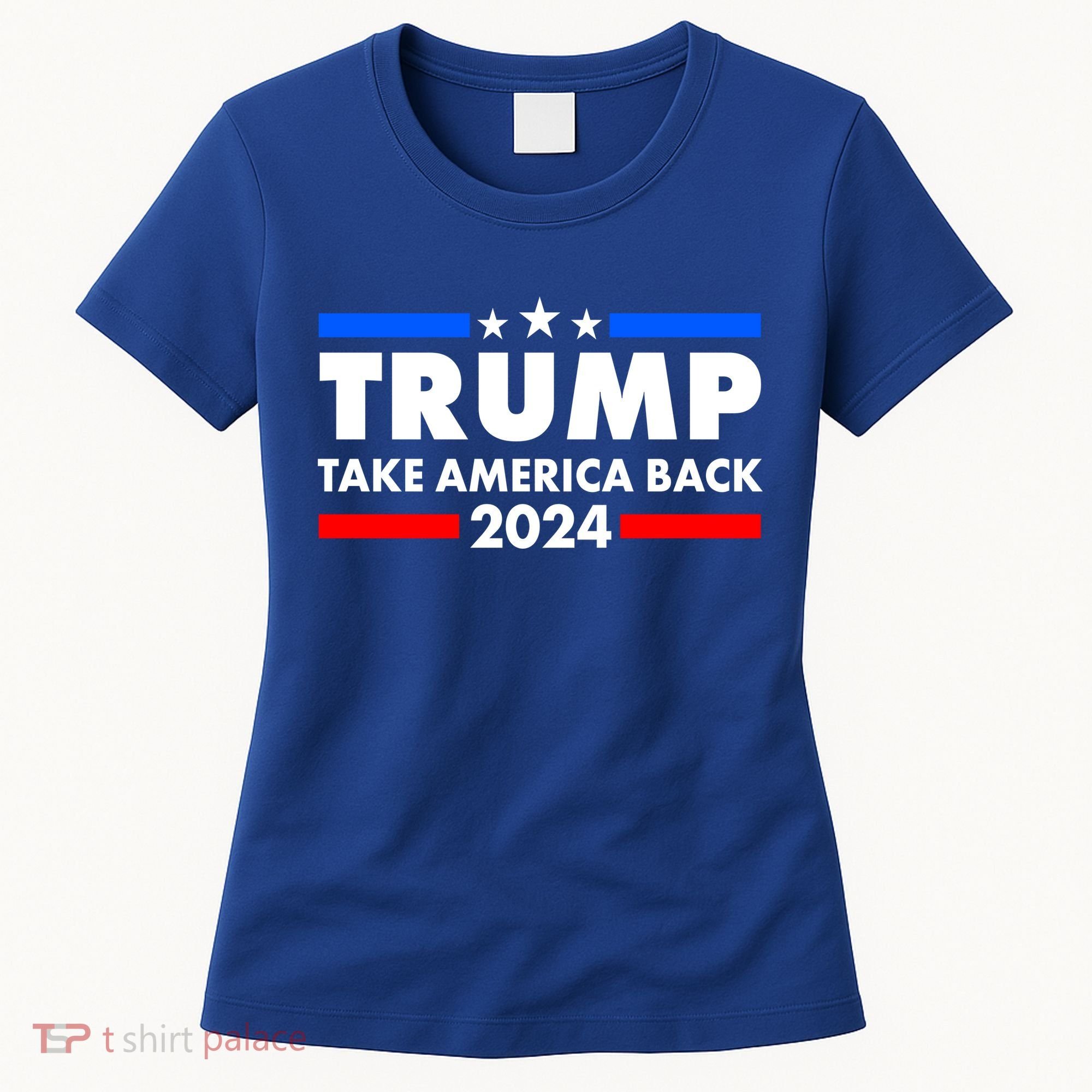 Trump Take America Back 2024 Election Logo Women's T-Shirt