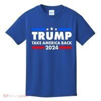 Trump Take America Back 2024 Election Logo Kids T-Shirt thumb 0