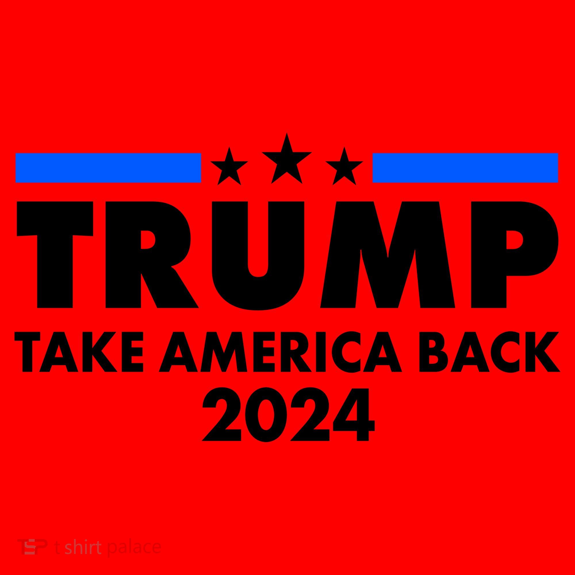 Trump Take America Back 2024 Election Logo Santa Hat