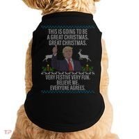 Trump This Is Going To Be A Great Great Christmas Doggie Tank thumb 0
