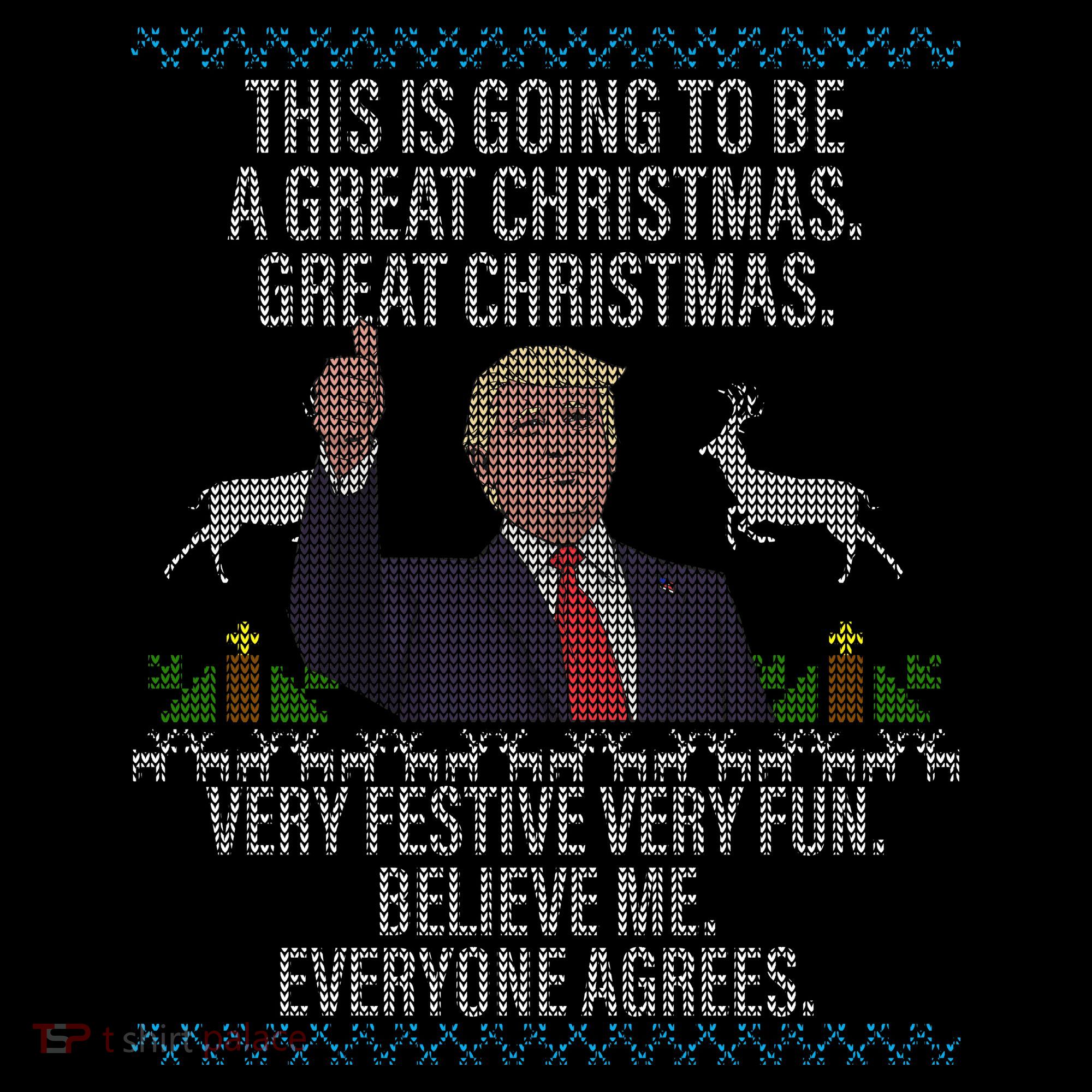 Trump This Is Going To Be A Great Great Christmas Women's Hoodie