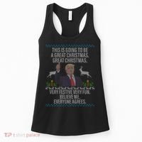 Trump This Is Going To Be A Great Great Christmas Women's Tank Top thumb 0