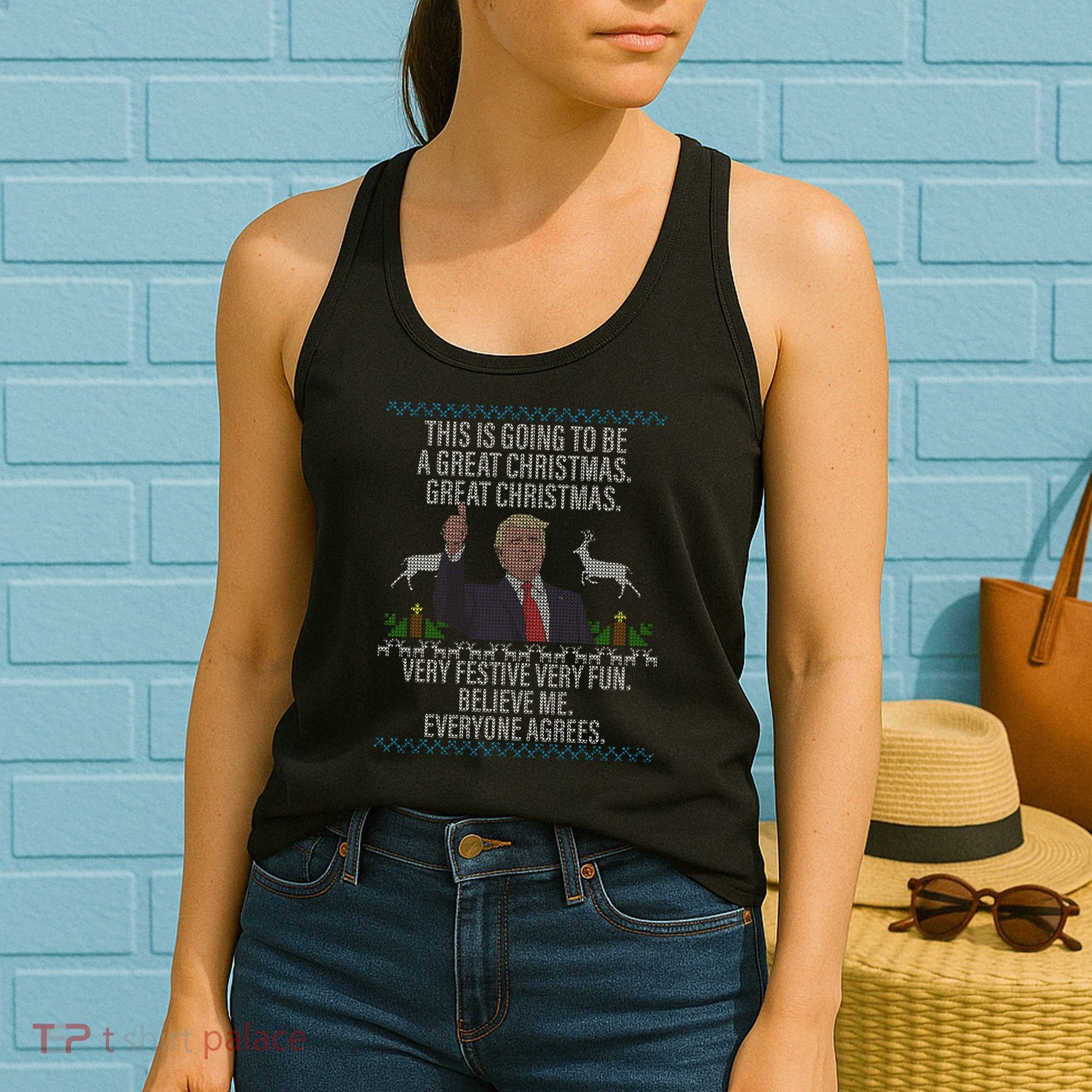 Trump This Is Going To Be A Great Great Christmas Women's Tank Top