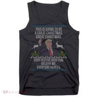Trump This Is Going To Be A Great Great Christmas Tank Top thumb 0
