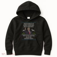 Trump This Is Going To Be A Great Great Christmas Kids Hoodie thumb 0