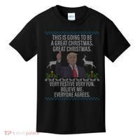 Trump This Is Going To Be A Great Great Christmas Kids T-Shirt thumb 0