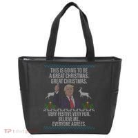 Trump This Is Going To Be A Great Great Christmas Tote Bag thumb 0